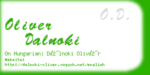 oliver dalnoki business card